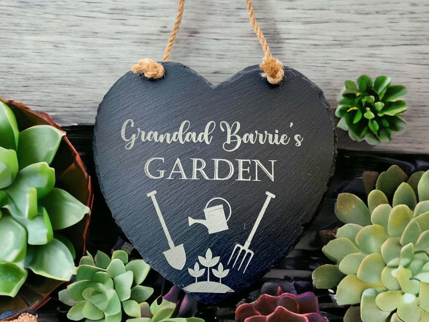 Personalised Garden Slate