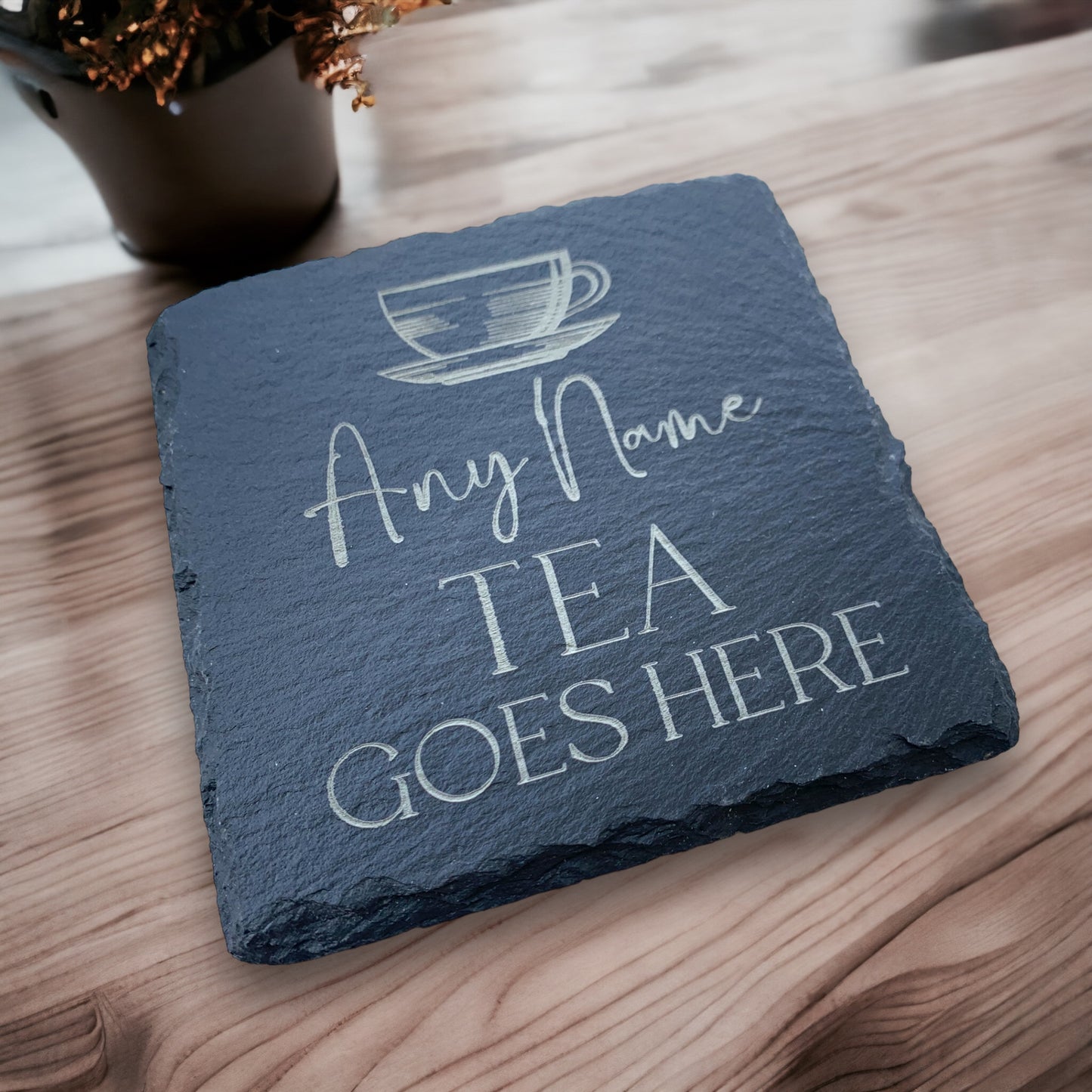 Personalised Slate Coaster (Mummy's)