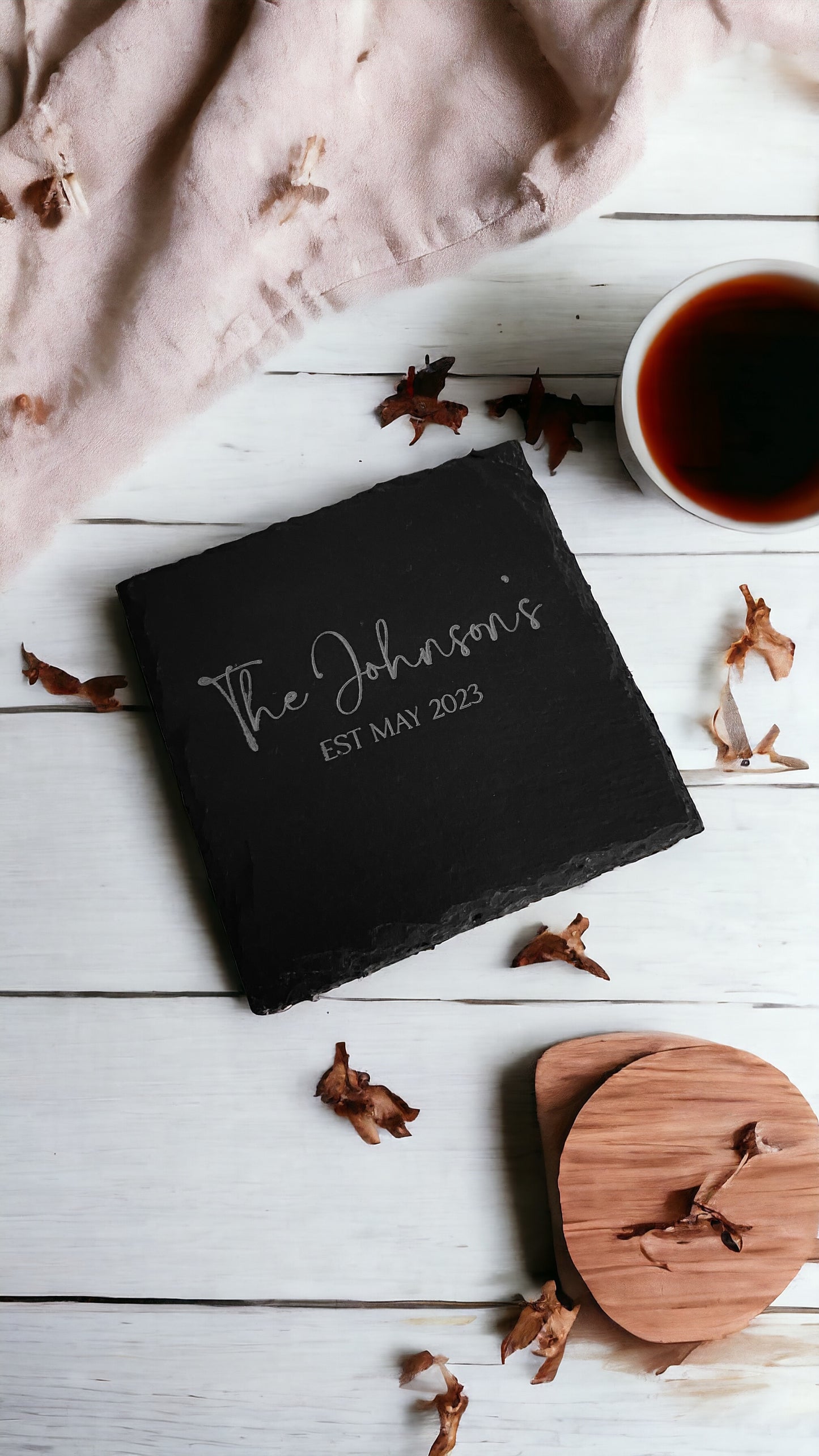 Personalised Wedding Coaster