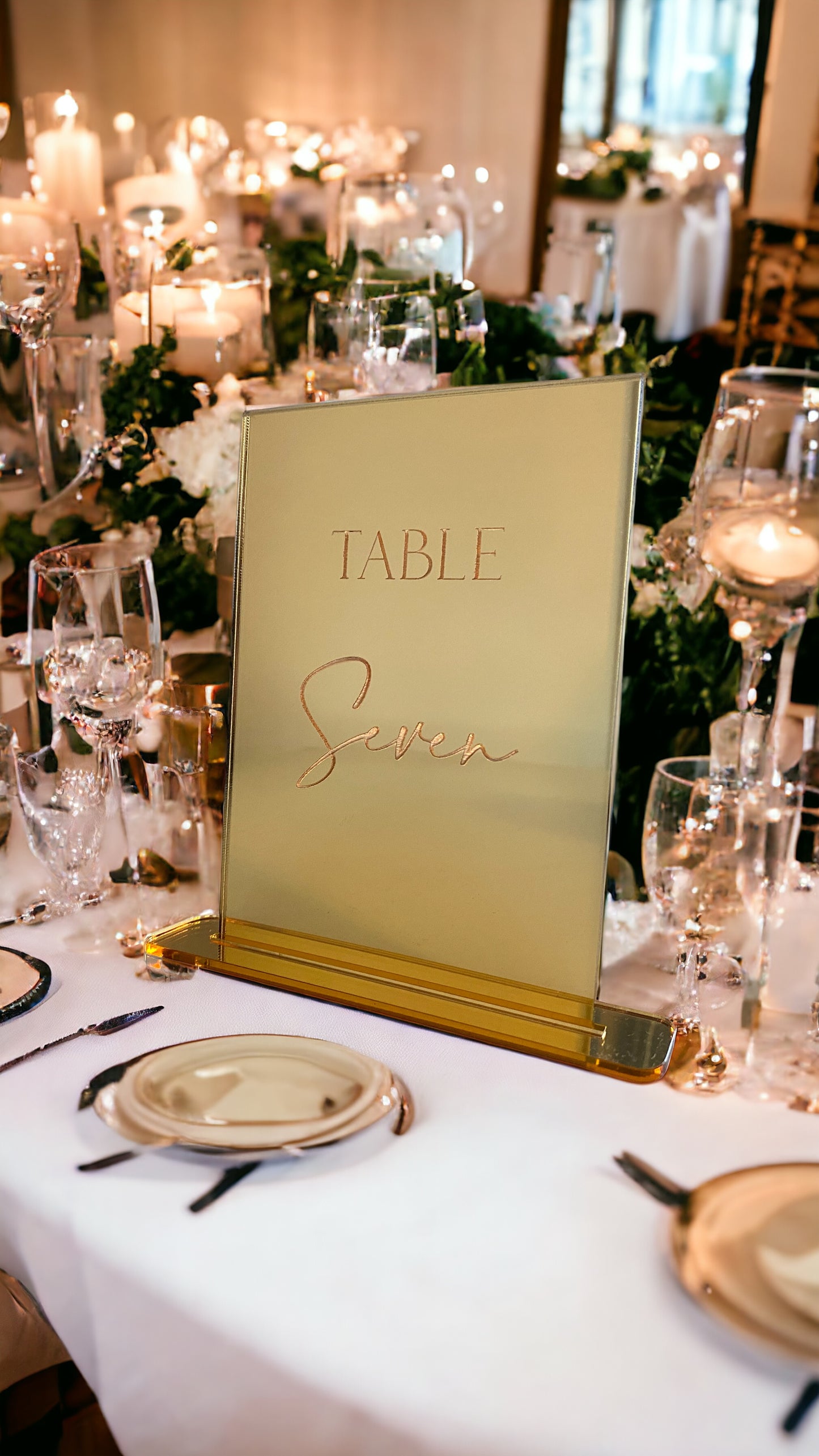 Table Numbers With Stand