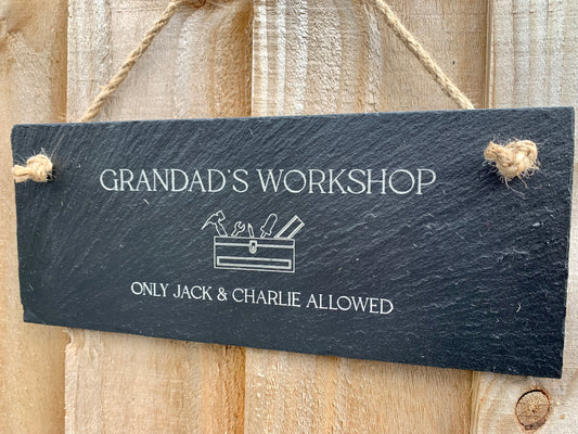 Grandad's Workshop Sign