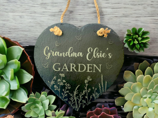 Personalised Garden Slate