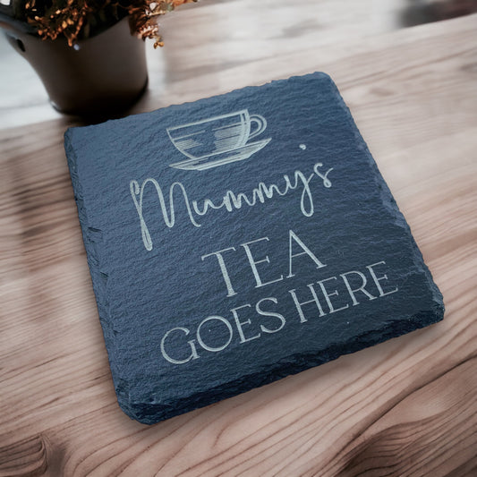 Personalised Slate Coaster (Mummy's)