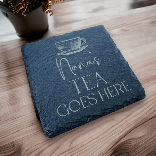 Personalised Slate Coaster (Nana)