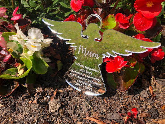 Angel Memorial Plaque